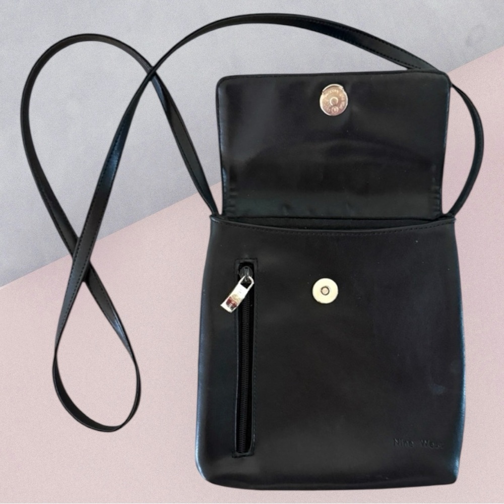 NINE WEST Black Crossbody 22” - Picture 2 of 3